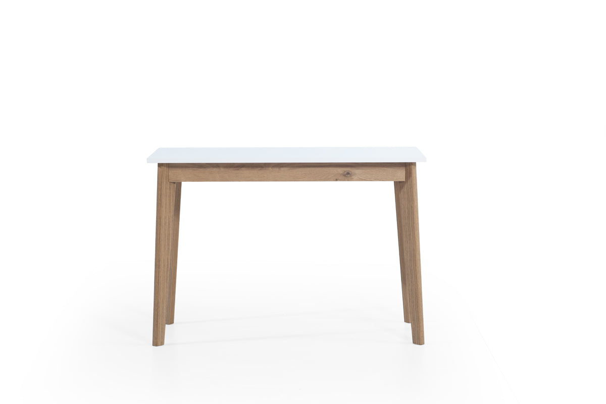 Doco Modern Contemporary Office Desk Oak and White