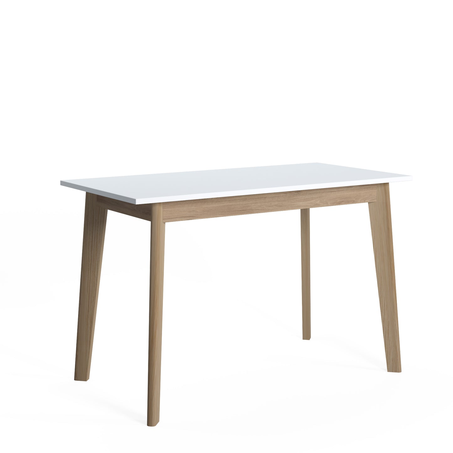 Doco Modern Contemporary Office Desk Oak and White