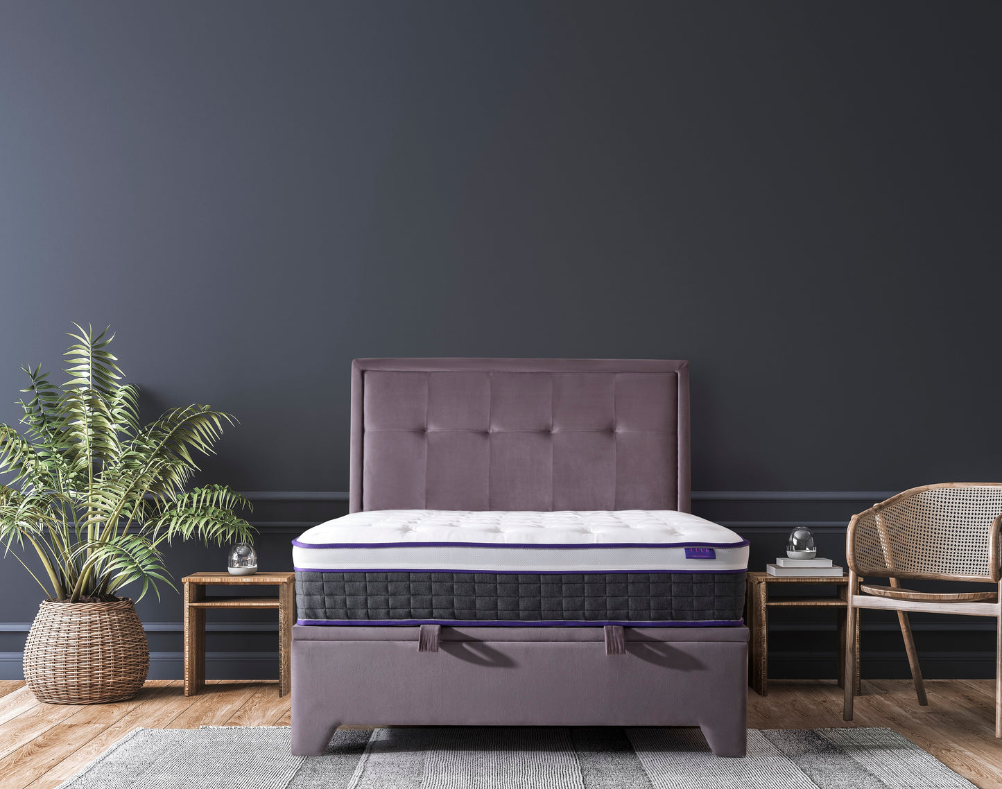 Medium Firm Hybrid Luxury Gel Memory Foam Pocket Spring Mattress in a Box