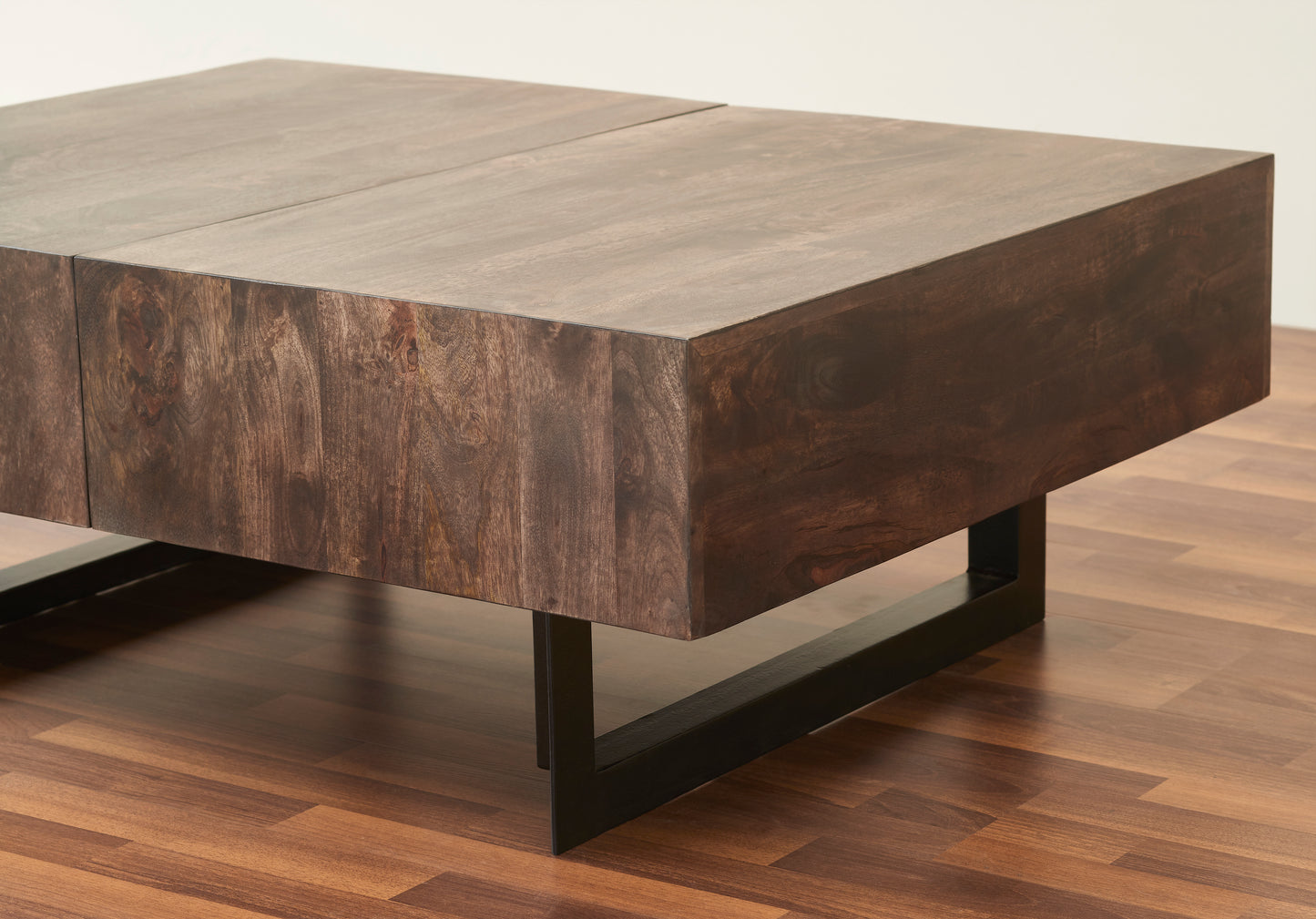 Coffee Table with Sliding Top in Olive