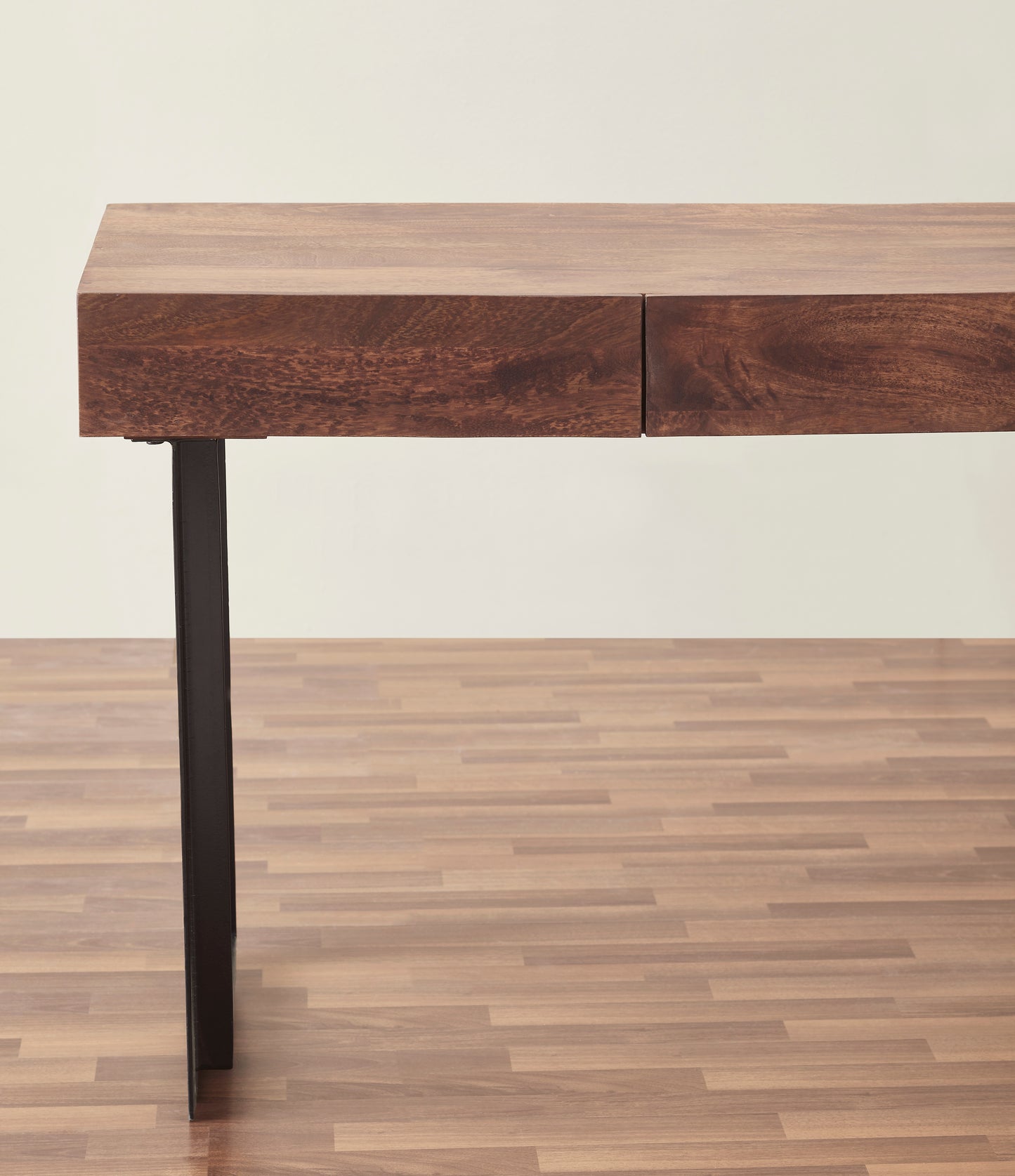 Glide Modern Office Desk in Walnut
