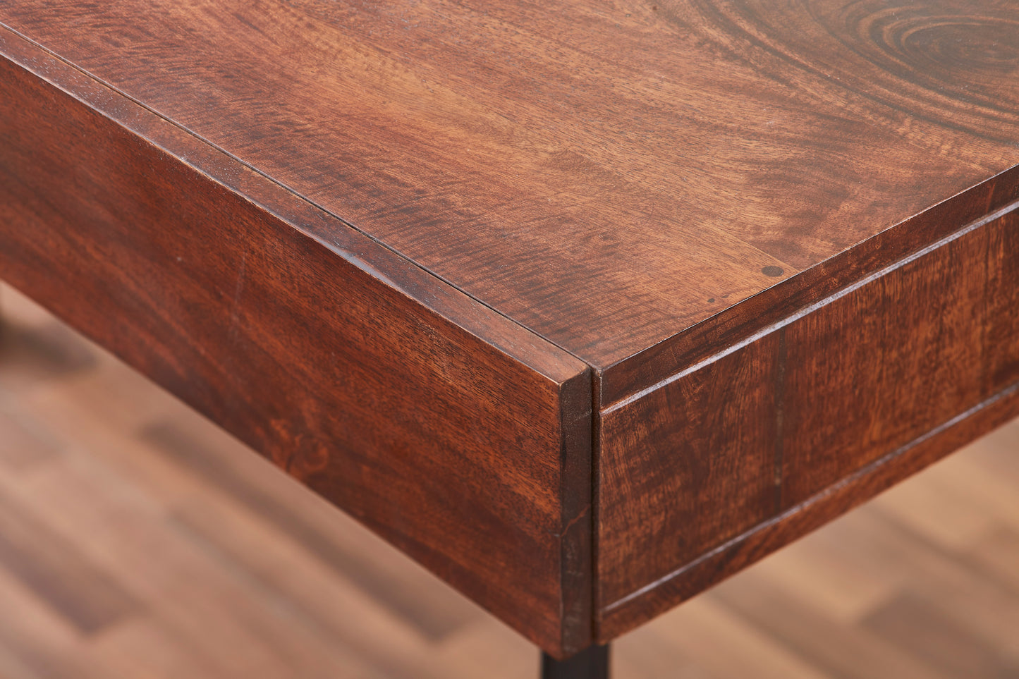 Glide Modern Office Desk in Walnut