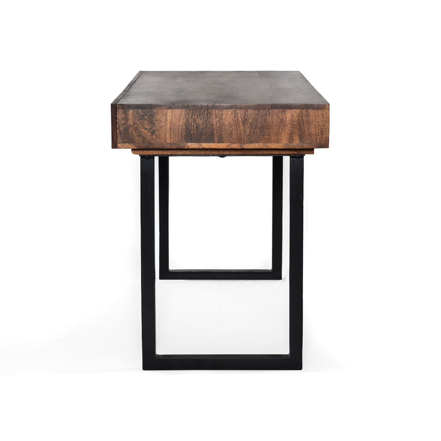 Glide Modern Office Desk in Walnut