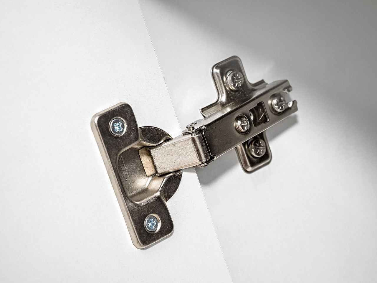 77" Wall Unit Storage Cabinet with LED in White Matte