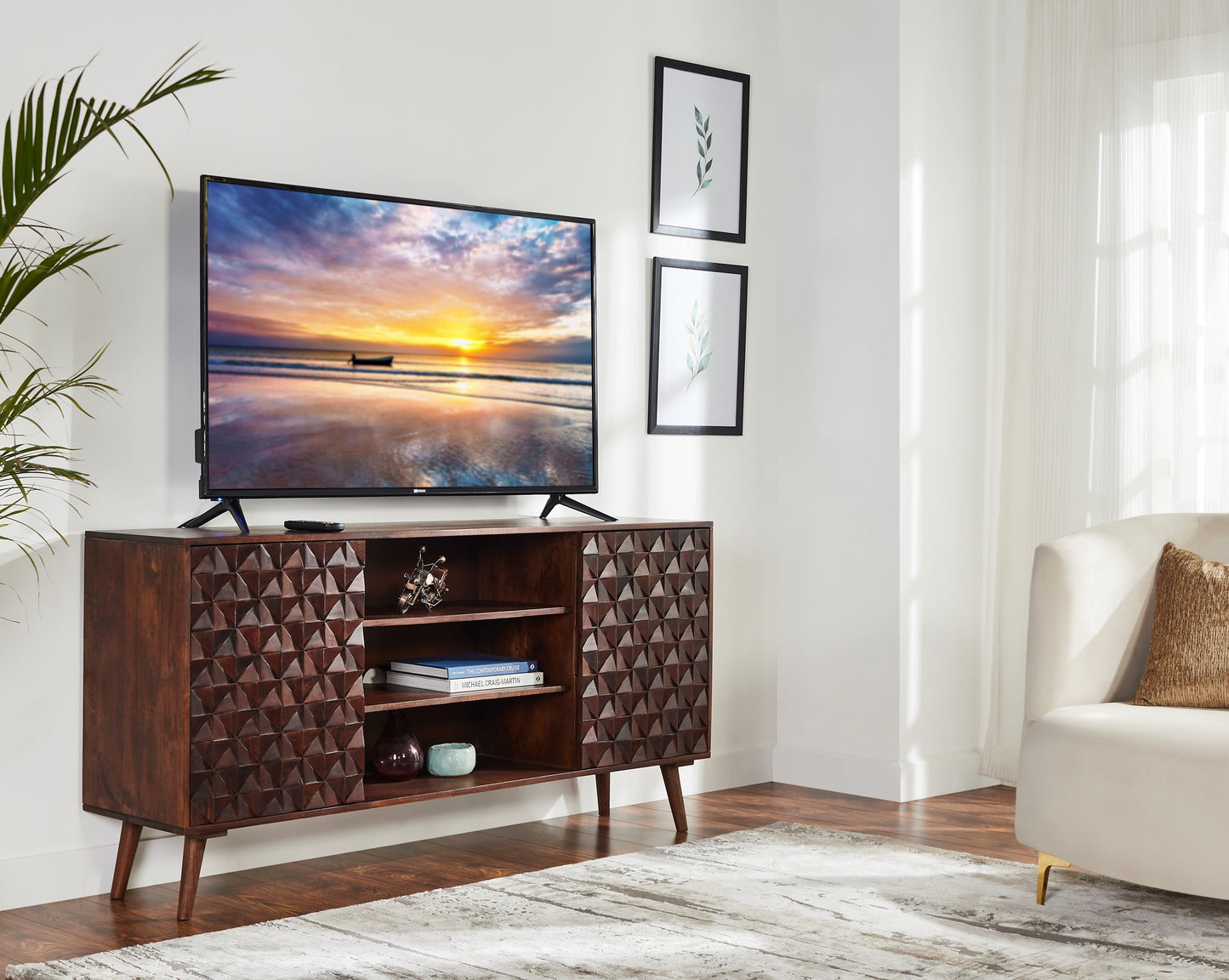 Surface TV Unit 65 inches with Storage