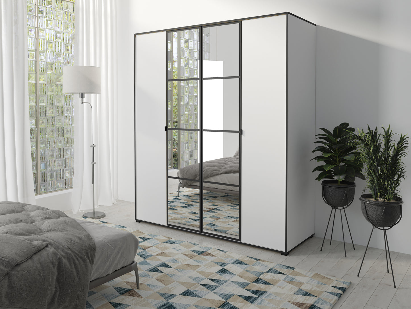 Manhattan Modern Bedroom Wardrobe