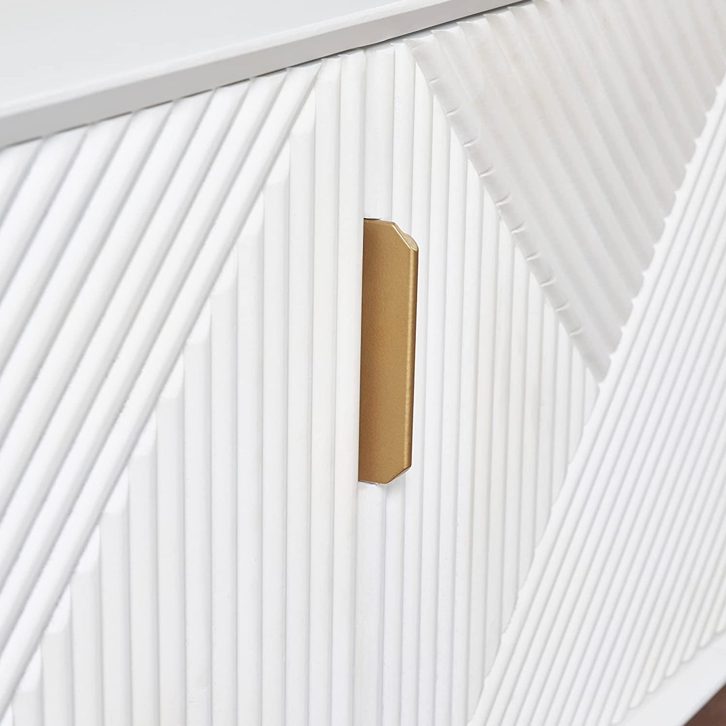 Crestwood 65 Inch TV Stand Entertainment Center with Storage, White