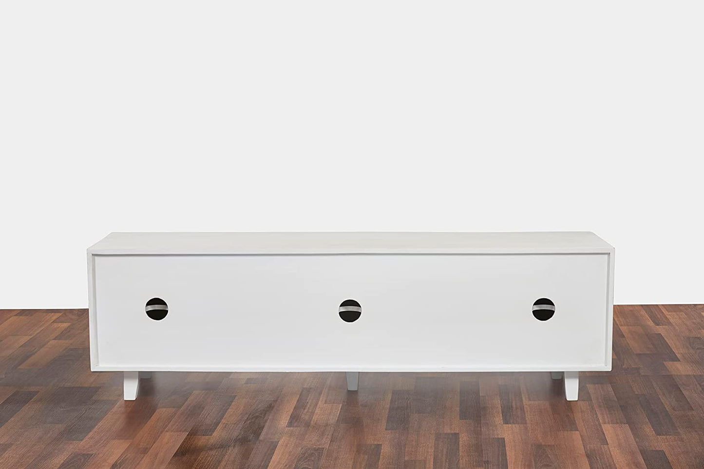 Crestwood 65 Inch TV Stand Entertainment Center with Storage, White